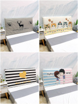 Simple bed headgear bedside cotton and linen printing all-inclusive modern 1 5m bed dust cover Yuanyuan elastic 1 8m bed