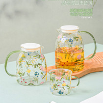 West Bill Cold Kettle Glass High Temperature Resistant Home Explosion Protection Large Capacity Cool Kettle Bubble Teapot Water Kettle