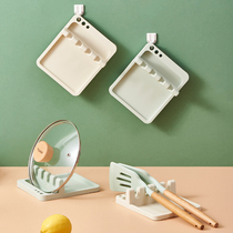  Pot cover rack Kitchen sitting countertop storage artifact Spatula soup spoon with water connection multi-function storage rack for pot cover