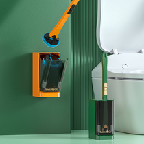 Toilet washing toilet artifact wall-mounted disposable toilet brush household cleaning toilet without dead angle gap brush