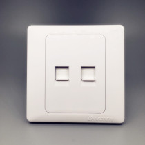 Huayi Matsumoto K50 dual telephone socket two-digit dual telephone line interface switch panel concealed 86