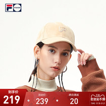 (Kōki same) FILA FUSION FILA tide card couple baseball cap 2021 Winter casual cap men and women