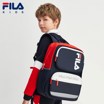 FILA Phila childrens clothing childrens backpack 2021 new boys and girls backpack large capacity senior school bag tide