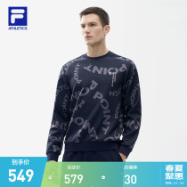 FILA ATHLETICS File mens sweatshirt 2022 Spring new set of head casual sports blouses
