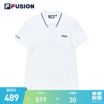 FILA FUSION Fairtide Cards Men Short Sleeves POLO Shirts 2022 Summer New Fashion Knitted Sports Half Sleeves
