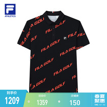 FILA ATHLETICS Official Man Short Sleeve 2022 Spring New Fashion Sport Golf Polo