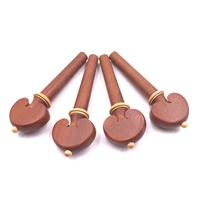 Violin piano Shaft String button set of 4 jujube inlaid boxwood ring piano shaft violin accessories 4 4 4