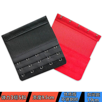 Bra plus bullet extension buckle 3 row 5 buckle tightness lengthened row buckle link buckle underwear buckle back buckle stainless steel hook
