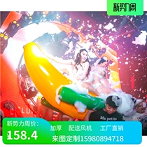 Bar Inflatable Evil Banana Boat Dolphin Model Beauty Chen Atmosphere Interactive Decorative Props Closed Gas Zebra Air Film