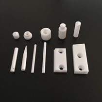 Alumina ceramic tube high temperature resistant hollow insulation zirconia ceramic rod processing solid insulation block non-standard customization