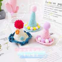 Cat and cat dog ins Wind hat British short blue and white puppet Corky Teddy cute headdress shooting props