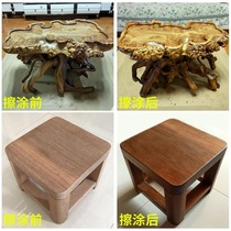 Root carving wood carving hand wipe paint water paint furniture special paint repair paint floor refurbished solid wood transparent color