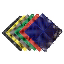 Car Wash Plastic B Grid Plate Guardrails Sturdy grid fence mesh Sole Plate Raised Chicken Tailoring Heat Dissipation Glue Mat Outside