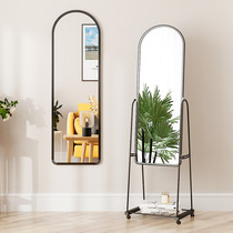 Full body floor dressing mirror girls bedroom home wall small removable half body makeup vertical fitting mirror