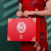 Married cai li qian box gift box hand betrothal gift box tens of thousands of yuan red envelope engagement supplies Daquan 100000 box