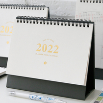 Thousands of time 2022 medium desk calendar creative simple hipster office desktop ornaments clock calendar customization