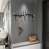 Door rear wall-mounted wall Xuanguan clothing hat rack wall iron art clothes hanger creative hanging clothes hanger into the door