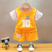 Childrens basketball clothes suit Summer children sports clothes 2022 new boys summer clothing shorts boys and boys two sets