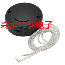 CR2032 button battery box two sections with cover with Switch battery holder 6v smiling face with flashing function Black