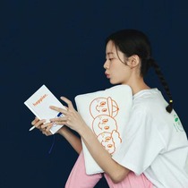 una Korean ins with ohlollyday simple iPad tablet case computer bag storage bag