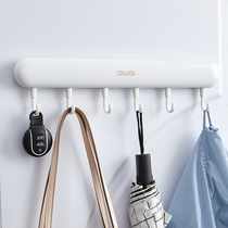 Adhesive hook strong viscose non-perforated door rear load-bearing wall hanger Wall clothes no trace pasting toilet hook