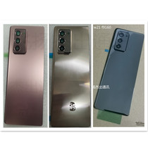 Suitable for Samsung z Fold2 generation mobile phone F9160 W21 glass back cover battery cover rear case frame lens