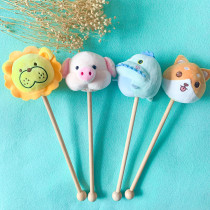 Cute cartoon animal pig plush toy beat back leg stick hammer beat back stick elder child colleague birthday gift