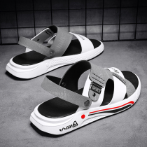 Sandals mens summer outwear Ins tide mens trends anti-slip wear and wear outdoor beach leisure Dual-purpose driving slippers