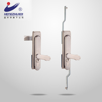 Hengzhu cabinet lock MS100-3S stainless steel connecting rod lock electric cabinet door lock electrical control cabinet lock factory straight