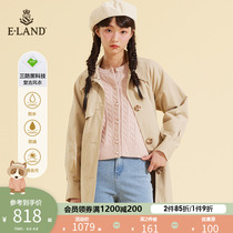 ELAND cloisters 2022 Spring new minimalist design senses with adjustable belt length card with its color windweaters