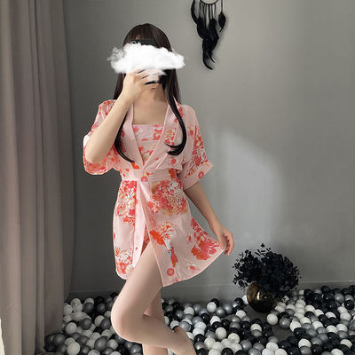 taobao agent Japanese soft fashionable retro dudou, sexy pijama, uniform, underwear, set