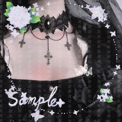 taobao agent Anime Asian Culture Foreign Trade Halloween Diablo Tale Tale Cross Punk Following Following Clason Circus