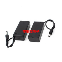 9V 6F22 with cover with switch with battery box nine volt battery holder with dchead 2 1*5 5 male