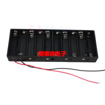 No 5 10-cell battery box 10-cell 12V series battery box No 5 10-cell side-by-side series battery holder with leads