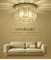 Simple modern crystal aisle Light Corridor light LED cloakroom porch balcony shape ceiling light round lamp
