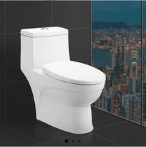 Self-cleaning glaze ceramic toilet
