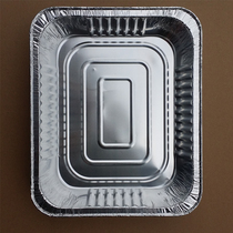 3500ml tin paper barbecue large plate disposable grilled fish grilled chicken barbecue tin foil aluminum foil box rectangular plate 10 packs