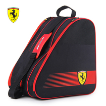 Ferrari childrens roller skates special bag Roller skates backpack bag Skating large capacity special storage bag