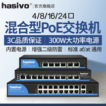 Heisi Video 4 ports 8 ports 16 ports 100 megabit POE switch standard surveillance network camera AP Power supply