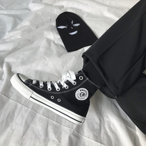 Global board shoes 2021 new students wild shoes spring and autumn thin cloth shoes flat high canvas shoes women Summer