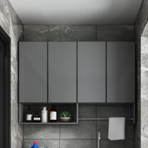  Space aluminum light luxury balcony Bathroom mirror cabinet Wall cabinet Wall cabinet Wall cabinet Wall locker Bathroom storage cabinet