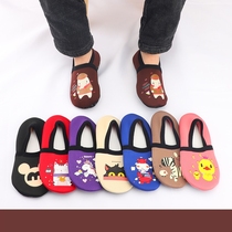 Childrens floor socks baby autumn baby toddler spring and autumn non-slip cool autumn winter plus velvet thick bottom adult room