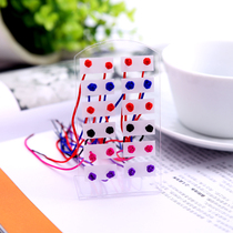 Anti-allergy ear cord earrings hand-woven earrings NATIONAL WIND RED ROPE EAR NAIL MINI MINIMYO EAR FINISH LINE