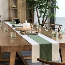 Table flag New Chinese Zen simple modern coffee table Japanese tea table high-grade long bar table cloth table mat table towel