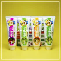 South Korea pororo Lele Baolulu 3-year-old fruit baby change teeth low fluorine mothproof can swallow children toothpaste