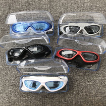 SP original single hot-selling large frame flat goggles leisure defense waterproof unisex swimming must-use equipment glasses