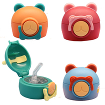 Xitai bear head Cup original suction cover bear ear leak-proof cup cover accessories childrens kettle water cup cover with Universal