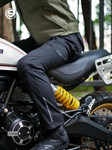 Star Knight riding anti-drop warm pants motorcycle anti-splashing locomotive protective casual pants winter reflective male Knight