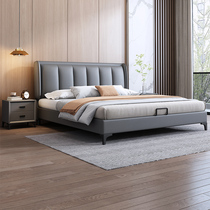 Italian light luxury modern simple disposable technology cloth 1 8 meters 1 5 meters primary and secondary bedroom double bed storage cloth bed