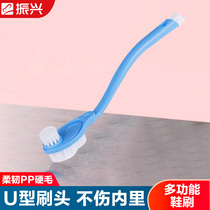 Revitalizing soft wool shoe washing brush cleaning brush Sneakers shoe brush double-sided soft and hard brush shoe brush